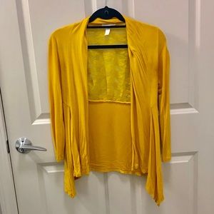 Mustard Yellow Cardigan